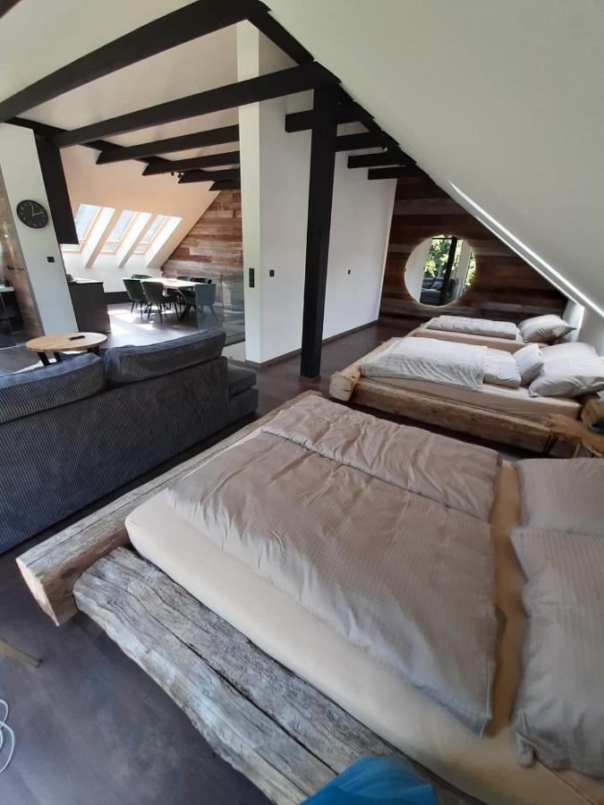 Вилла Dom Minimal House Щирк Экстерьер фото